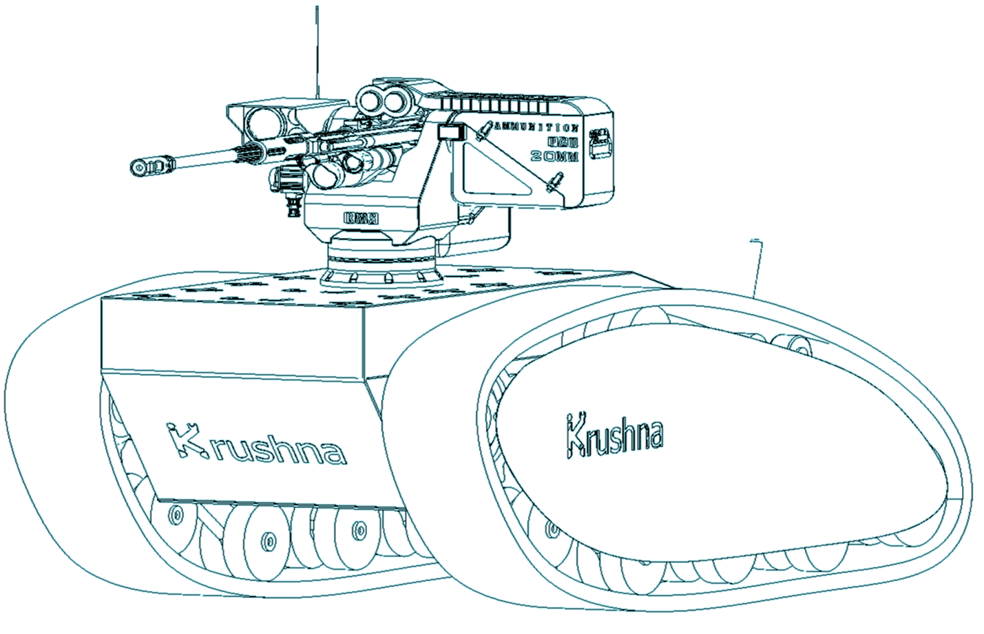 KRUSHNA™  FIRE FIGHTING ROBOT 