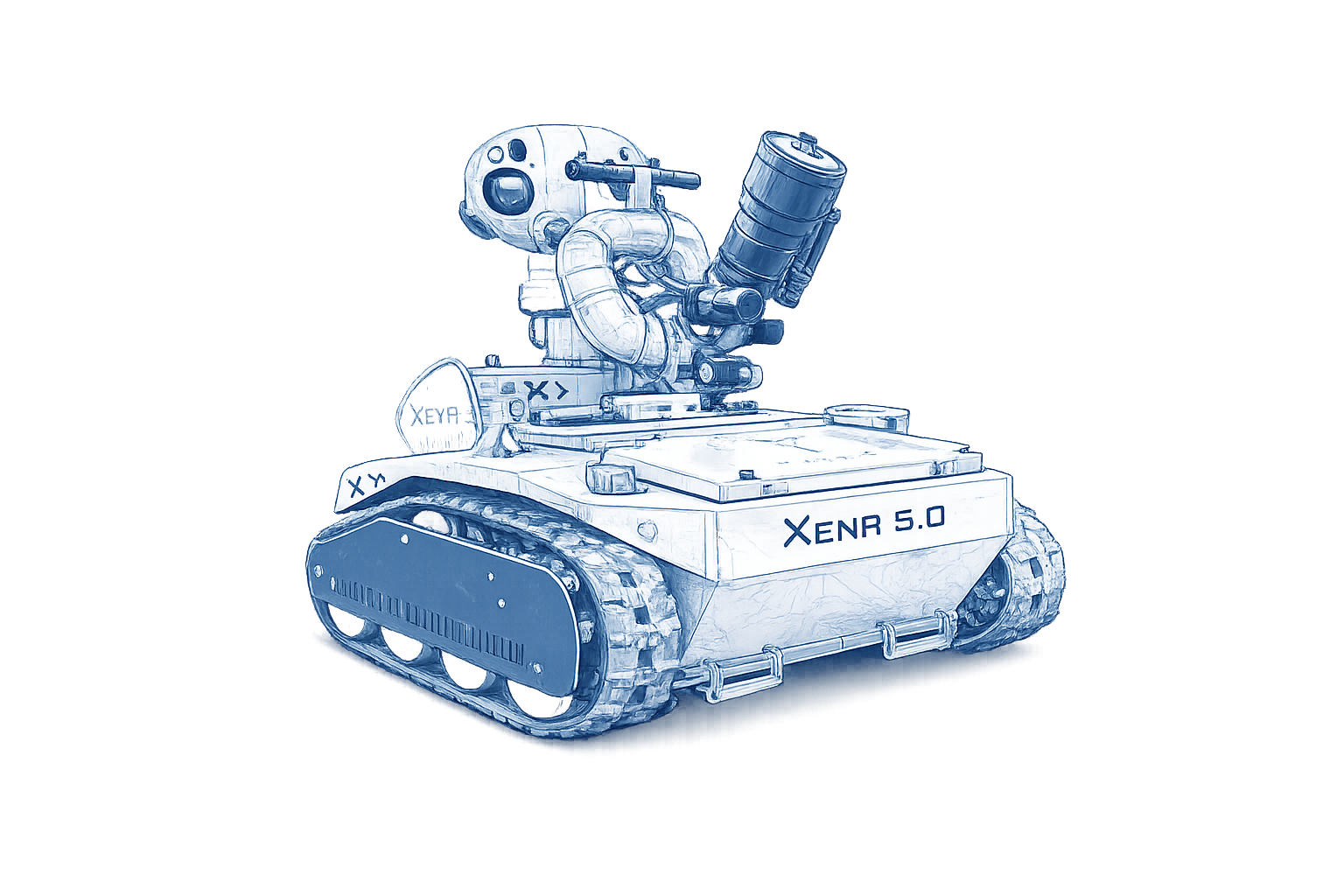 XENA™  5.0 Fire Fighting Robot 